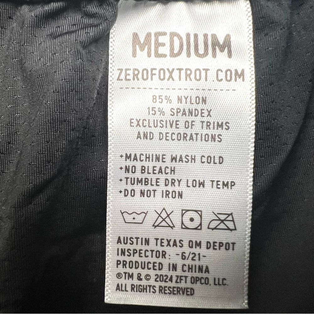 Zero Foxtrot Skull & Roses Lined Training Shorts Men's Size Medium 5” Inseam - Picture 8 of 11